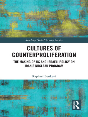 cover image of Cultures of Counterproliferation